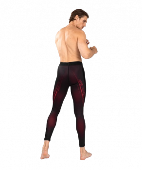 Venum Spats Kompressionshose UFC Performance Institute 2.0 schwarz/rot